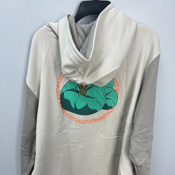 Nike Kyrie Basketball Pullover Oversized Fit Gray Hoodie DQ6111-072 Size XL - Picture 4 of 15